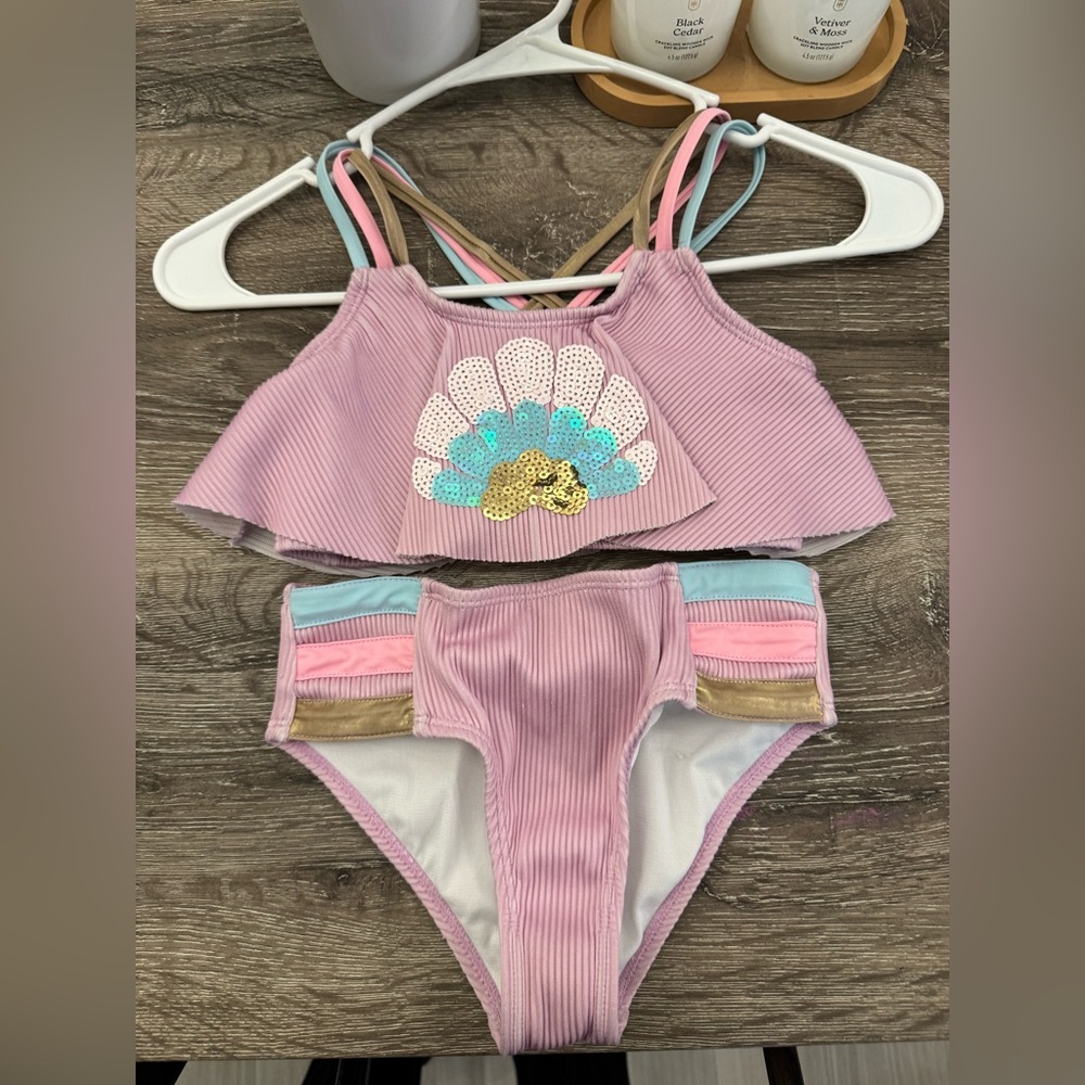 Excellent Condition Girls (Kids) Betsey Johnson Two-Piece Bathing Suit